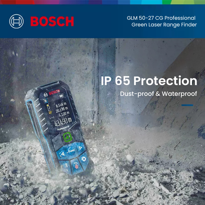 Industrial Laser Drill - Bosch Green Laser Measure GLM 50-27