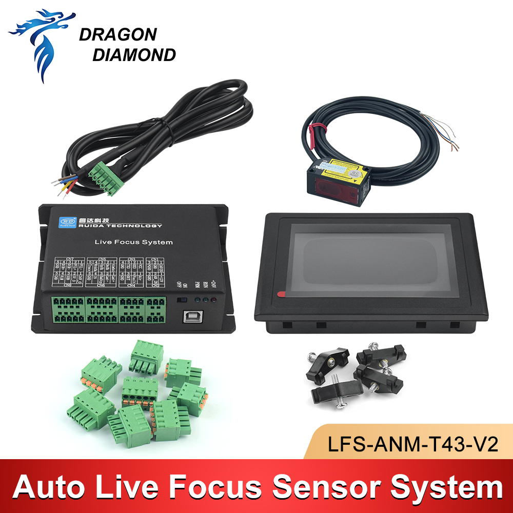 Industrial Laser Cutter - Ruida Auto Live Focus Sensor System