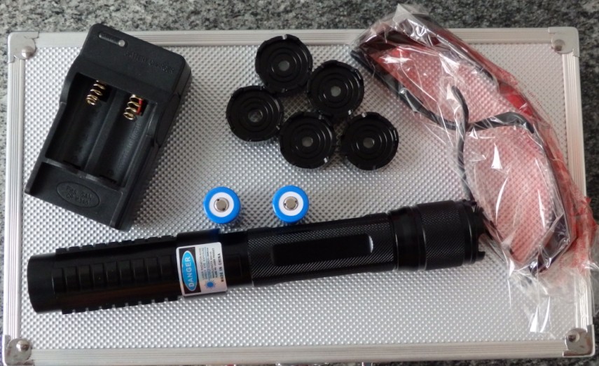 NEW Laser Light Pointers 450nm - Industrial Laser Gun review and price