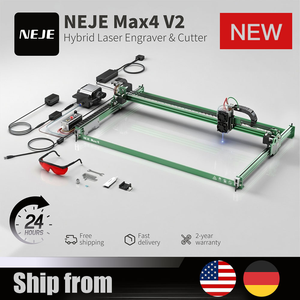NEJE Max4 V2 E80 80W Laser Eng - Industrial Laser Drill review and price