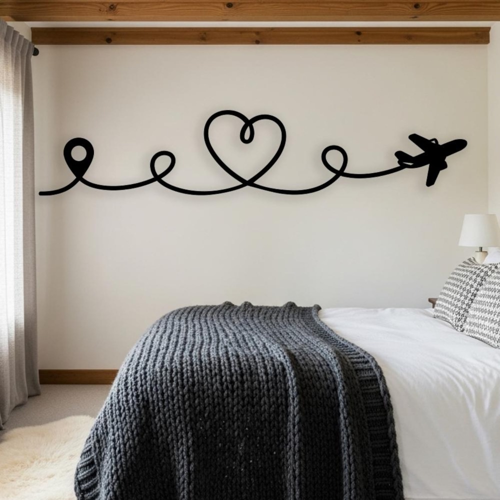 Flat Travel Metal Wall Art, La - Industrial Laser Cutter review and price
