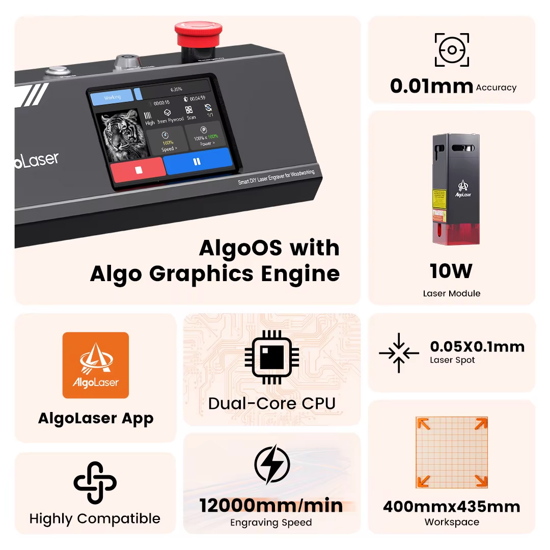 Algolaser DIY Table 40*43cm CN - Industrial Laser Blasting review and price
