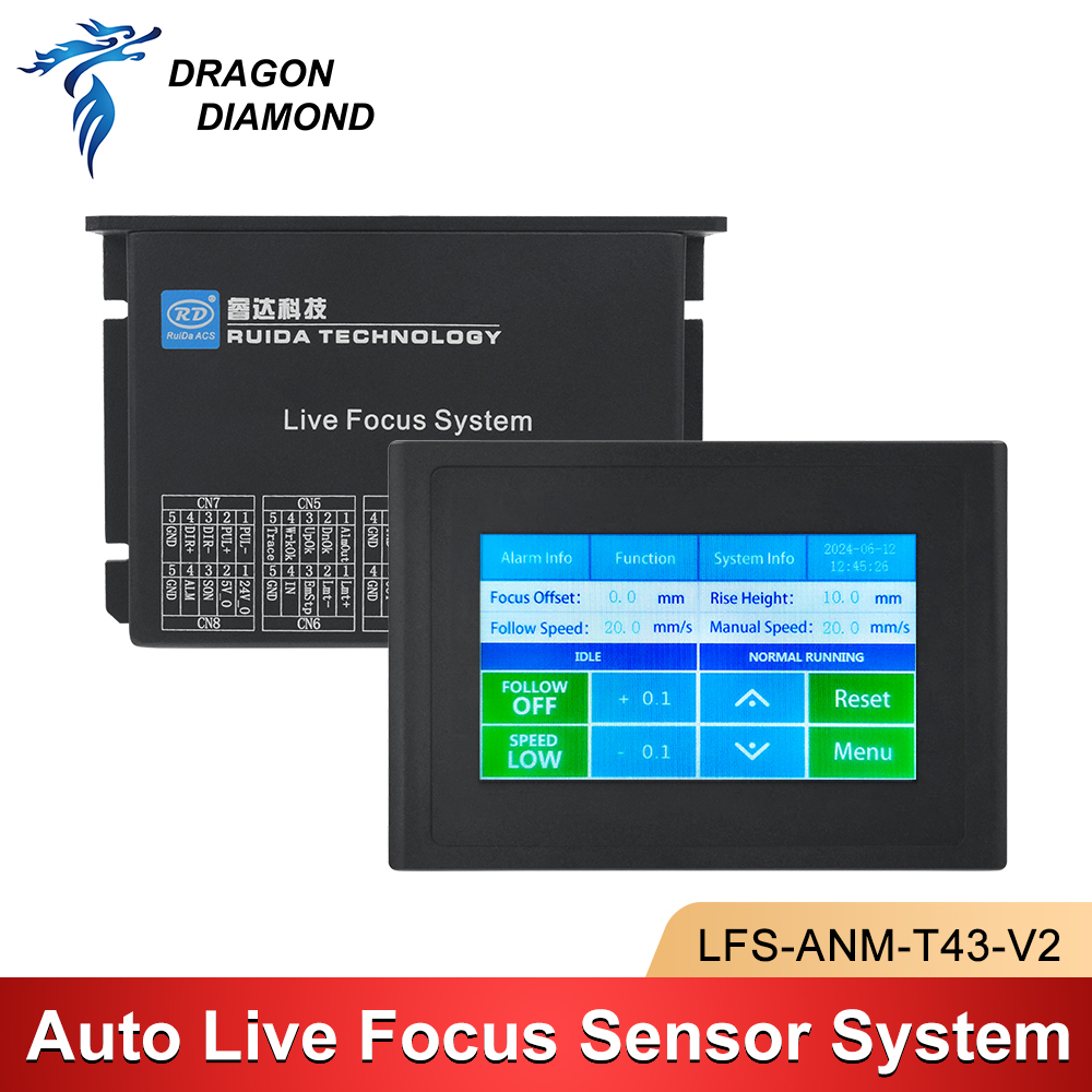 Ruida Auto Live Focus Sensor S - Industrial Laser Cutter review and price