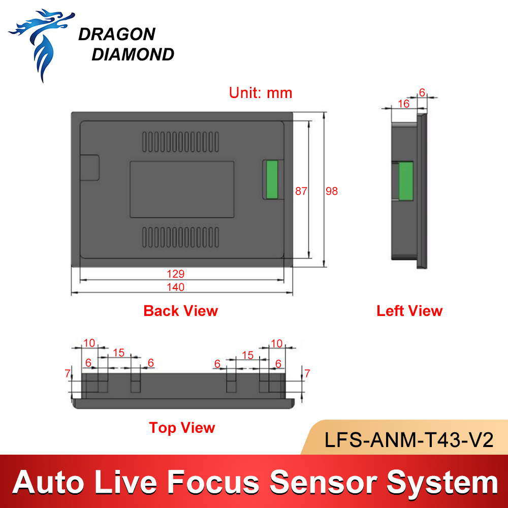 Ruida Auto Live Focus Sensor S - Industrial Laser Cutter review and price