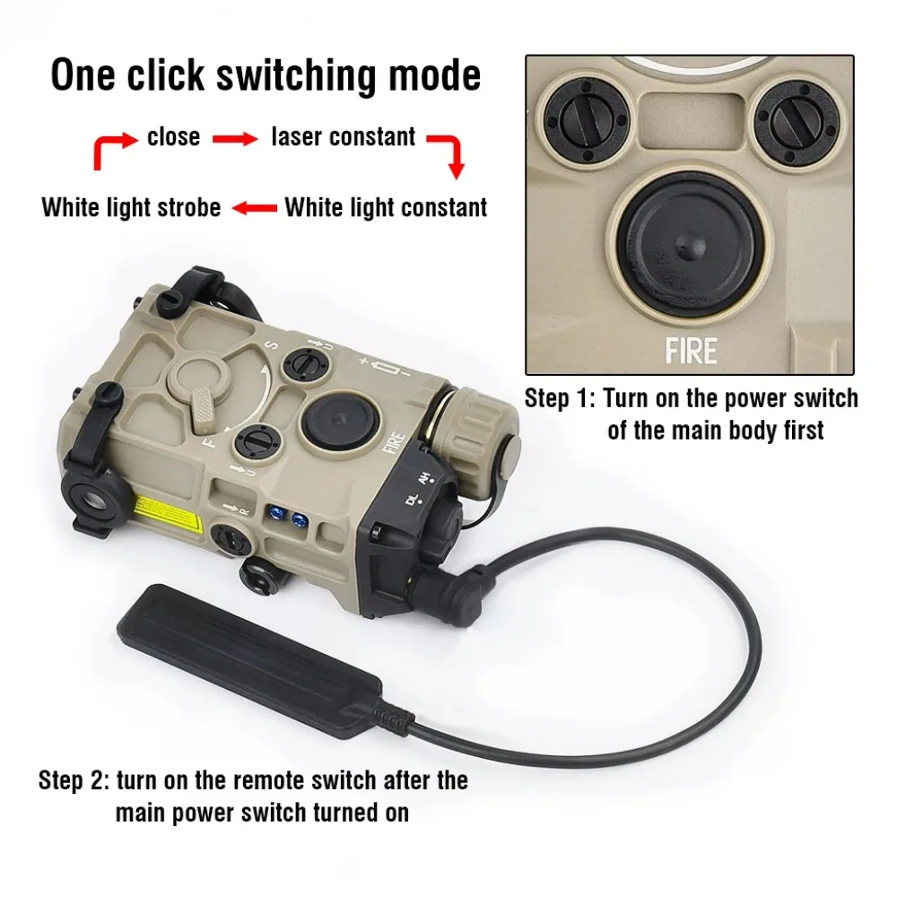 Tactical OGL Nylon Plastic LED - Industrial Laser Gun review and price