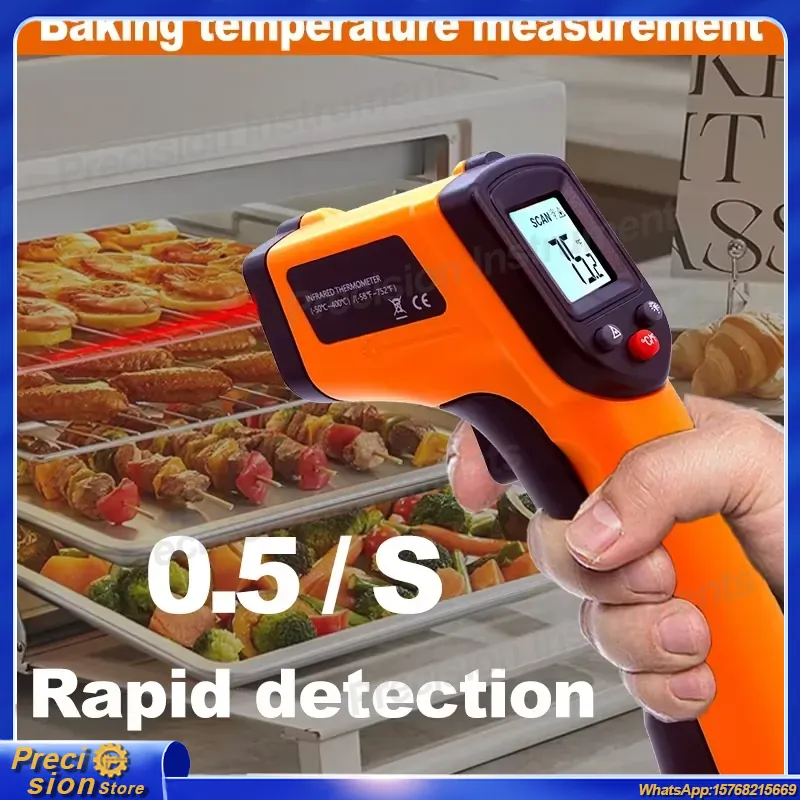 Infrared Thermometer Gun Non C - Industrial Laser Gun review and price